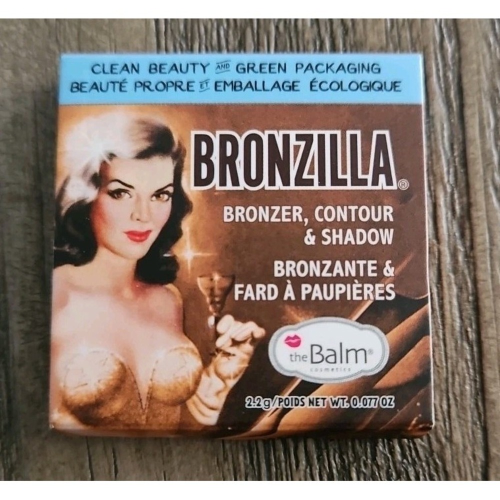 theBalm Bronzilla Bronzer Contour Eyeshadow Makeup Travel Mini Sample Size NEW
